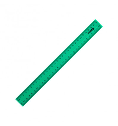 Лінійка пластикова Delta D9800-02 30 см, матова, зелена