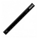 Линейка пластиковая Axent 7630-01-A, 30 см, черная ( 7630-01-A )