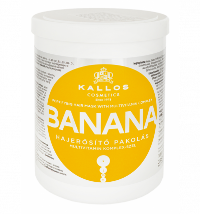 Маска для волос Kallos Cosmetics Banana Питательная 1л