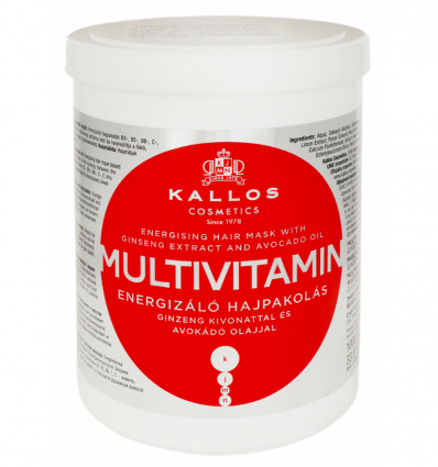 Маска для волос Kallos Cosmetics Multivitamin Энергетическая 1л