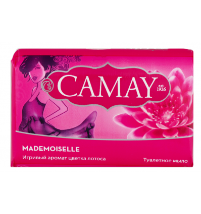 Мило туалетне Camay Mademoiselle аромат квітки лотоса 85г
