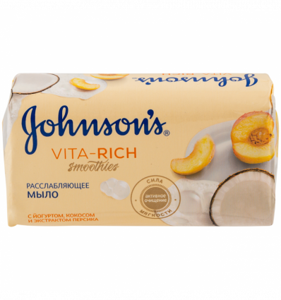 Мило Johnson`s Vita-Rich йогурт-кокос-персик 125г