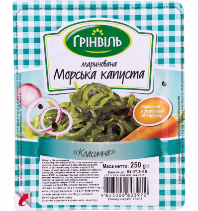 Морская капуста маринованная Классическая 250гр