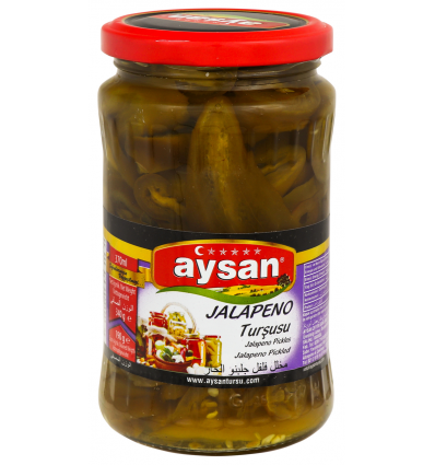 Перец Aysan Jalapeno острый маринованный 340г