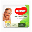 Серветки вологі Huggies Natural Care дитячі 3уп*56шт 168шт