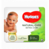 Серветки вологі Huggies Natural Care дитячі 3уп*56шт 168шт