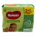 Салфетки влажные Huggies Natural Care детские 56шт*3уп 168шт