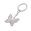 Набор подарочный Butterfly: ручка шариковая + брелок, белый
