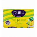 Туалетное мыло Duru 1+1 Свежий лайм и Сладкий ананас 80г