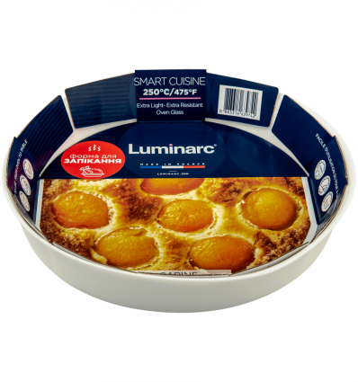 Форма для запекания Luminarc Smart Cuisine стеклокерамическая круглая 28см