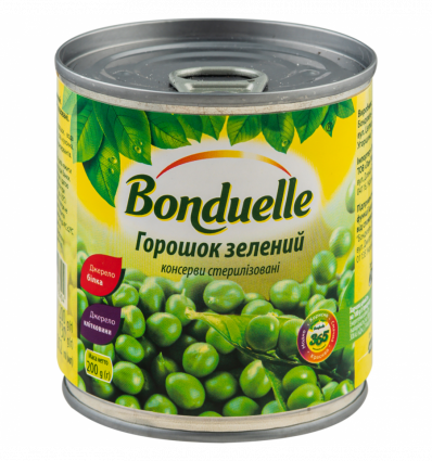 Горошек Bonduelle зеленый консервированный 200г