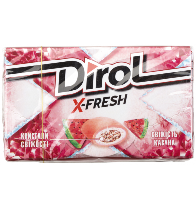 Жевательная резинка Dirol X-Fresh Свежесть Арбуза без сахара 18г