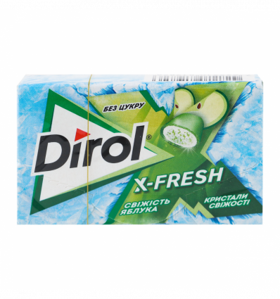 Жевательная резинка Dirol X-Fresh Свежесть яблока 18г