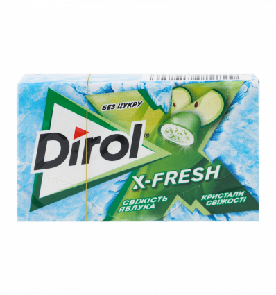 Жувальна гумка Dirol X-Fresh Свіжість яблука 18г