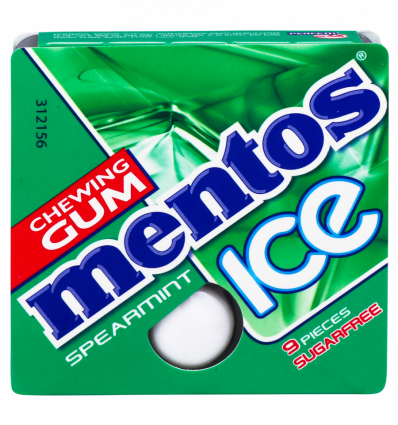 Жевательная резинка Mentos Ice со вкусом сладкой мяты 12,9г