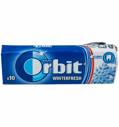 Жевательная резинка Orbit Winterfresh с ароматом ментола 14г