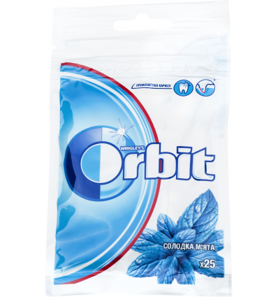 Жувальна гумка Orbit аромат солодкої м`яти 35г
