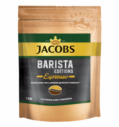 Кофе Jacobs Millicano Espresso натуральный растворимый 150г