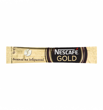 Кава Nescafe Gold натуральна розчинна сублімована 2г*25шт 50г