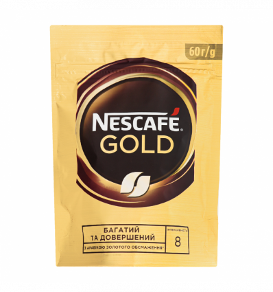 Кава Nescafe Gold розчинна сублімована 60г