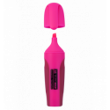 Текст-маркер NEON, рожевий, 2-4 мм, з гум. вставками