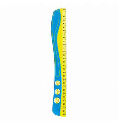 Лінійка пластикова KIDY'GRIP, 30см, асорті ( MP.278510 )