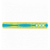 Лінійка пластикова KIDY'GRIP, 30см, двостороння шкала, асорті ( MP.278610 )