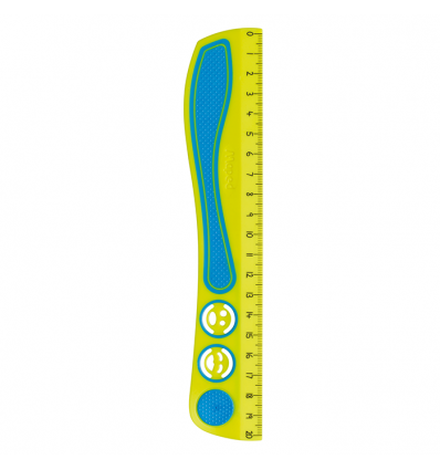 Лінійка пластикова KIDY'GRIP, 20см, асорті ( MP.278710 )