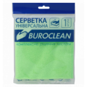 Салфетка микрофибра универсальная Buroclean 30х30 ( 10200122 )