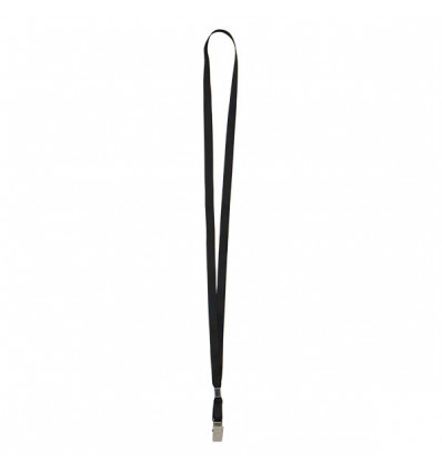 Шнурок для бейджа с металлическим клипом Axent 4532-01-A, черный