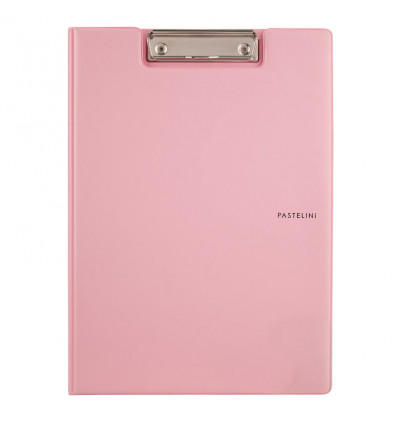 Папка-планшет с металлическим клипом Axent Pastelini 2514-10-A, А4, розовый