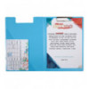 Папка-планшет с металлическим клипом Axent Pastelini 2514-22-A, А4, голубой