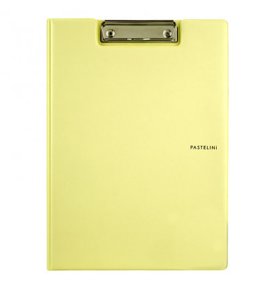 Папка-планшет з металевим кліпом Axent Pastelini 2514-26-A, А4, жовтий