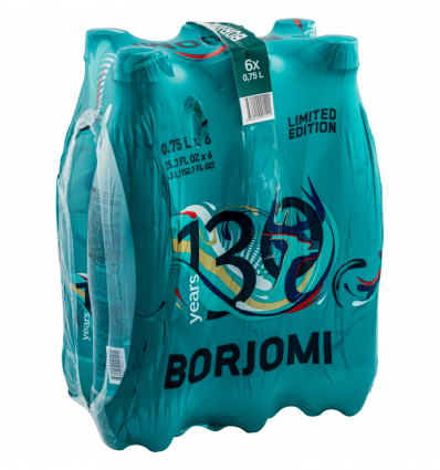 Вода минеральная Borjomi сильногазиров лечебно-столовая 0,75л