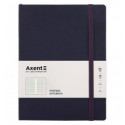 Книга записна Axent Partner Soft L, 8615-02-A, 190x250 мм, 96 аркушів, клітинка, гнучка обкладинка, 