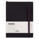 Книга записная Axent Partner Soft L, 8615-01-A, 190x250 мм, 96 листов, клетка, гибкая обложка, черна