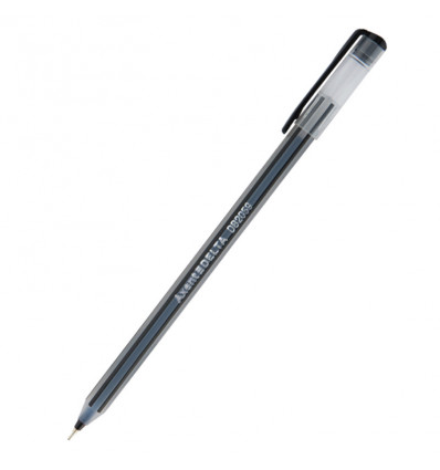 Ручка масляна Delta DB2059-01, чорна, 0.7 мм