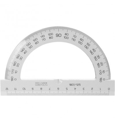 Транспортир 180/125, бесцветный ( 746238 )