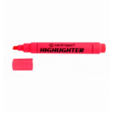 Текст-маркер флуорісцентний Fax клиновидний 1-4,6мм, рожевий