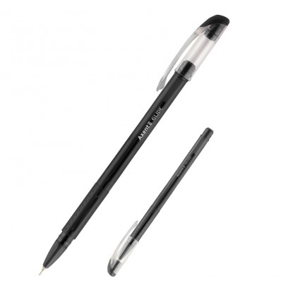 Ручка масляная Axent Glide AB1052-01-A, черная, 0.7 мм