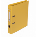 Папка-реєстратор двостороння ELITE, А4, ширина торця 50 мм, жовта