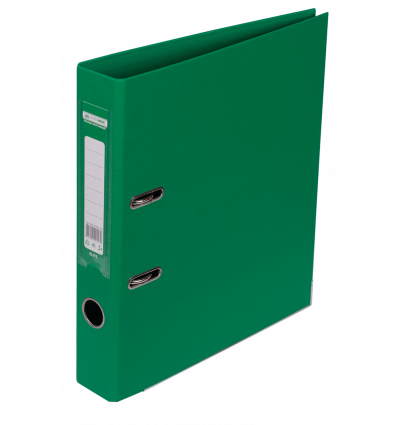 Папка-регистратор двухсторонняя ELITE, А4, ширина торца 50 мм, зеленая