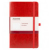 Книга записная Axent Partner Lux 8202-06-A, A5-, 125x195 мм, 96 листов, клетка, твердая обложка, кра