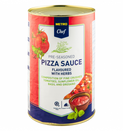 Соус Metro Chef томатний для піци з пряними травами 4100г