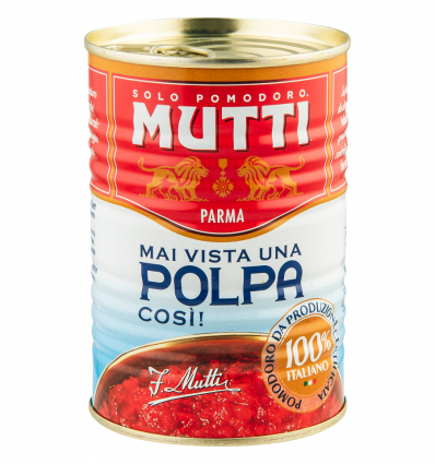 Томати Mutti Polpa тонко нарізані пастеризовані 400г