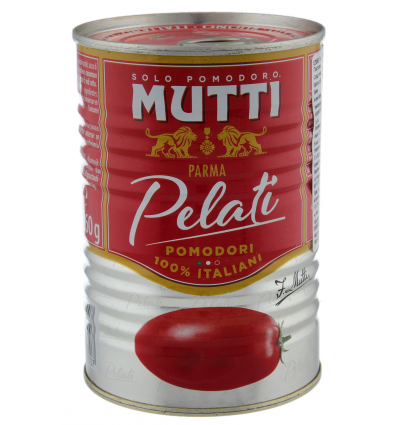 Томати Mutti очищені в томатному соку 400г
