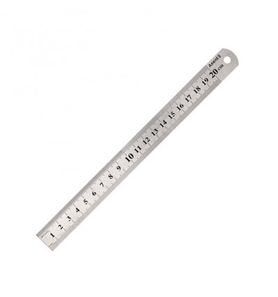 Линейка стальная Axent 7720-A, 20 см ( 7720-A )