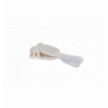Кліп для бейджа - ідентифікатора, пласт., 53х15 мм, білий