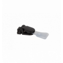 Кліп для бейджа - ідентифікатора, пласт., 53х15 мм, чорний