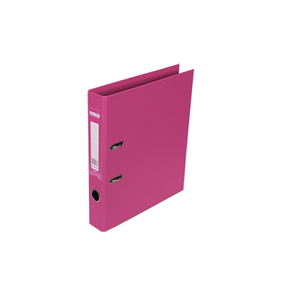 Папка-регистратор двухсторонняя ELITE, А4, ширина торца 50 мм, розовая